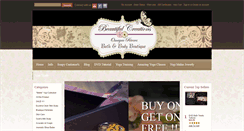 Desktop Screenshot of beautifulcreationsbathbody.com